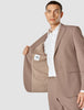 Essential Blazer Dusty Lilac Melange Slim