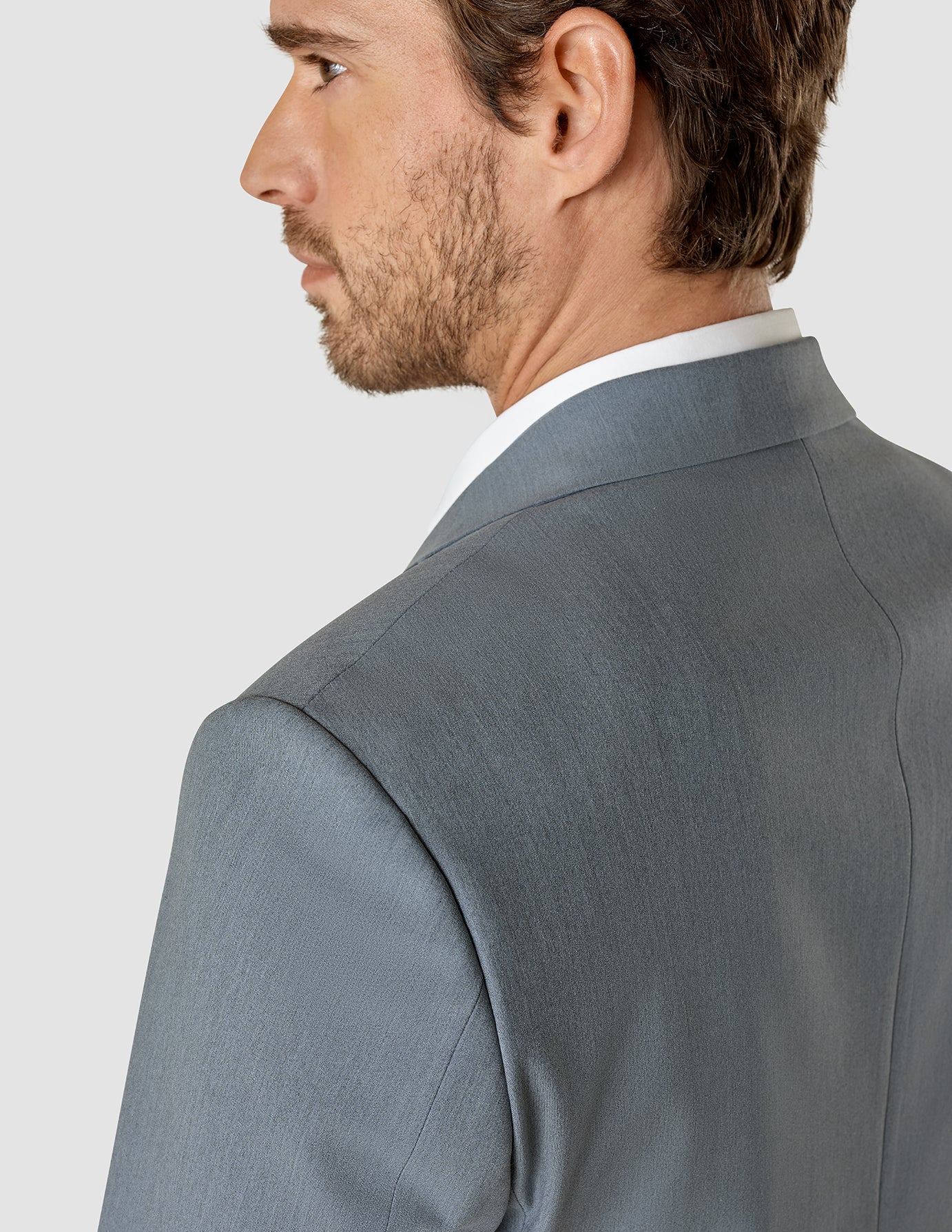 Essential Blazer Light Blue Melange Regular