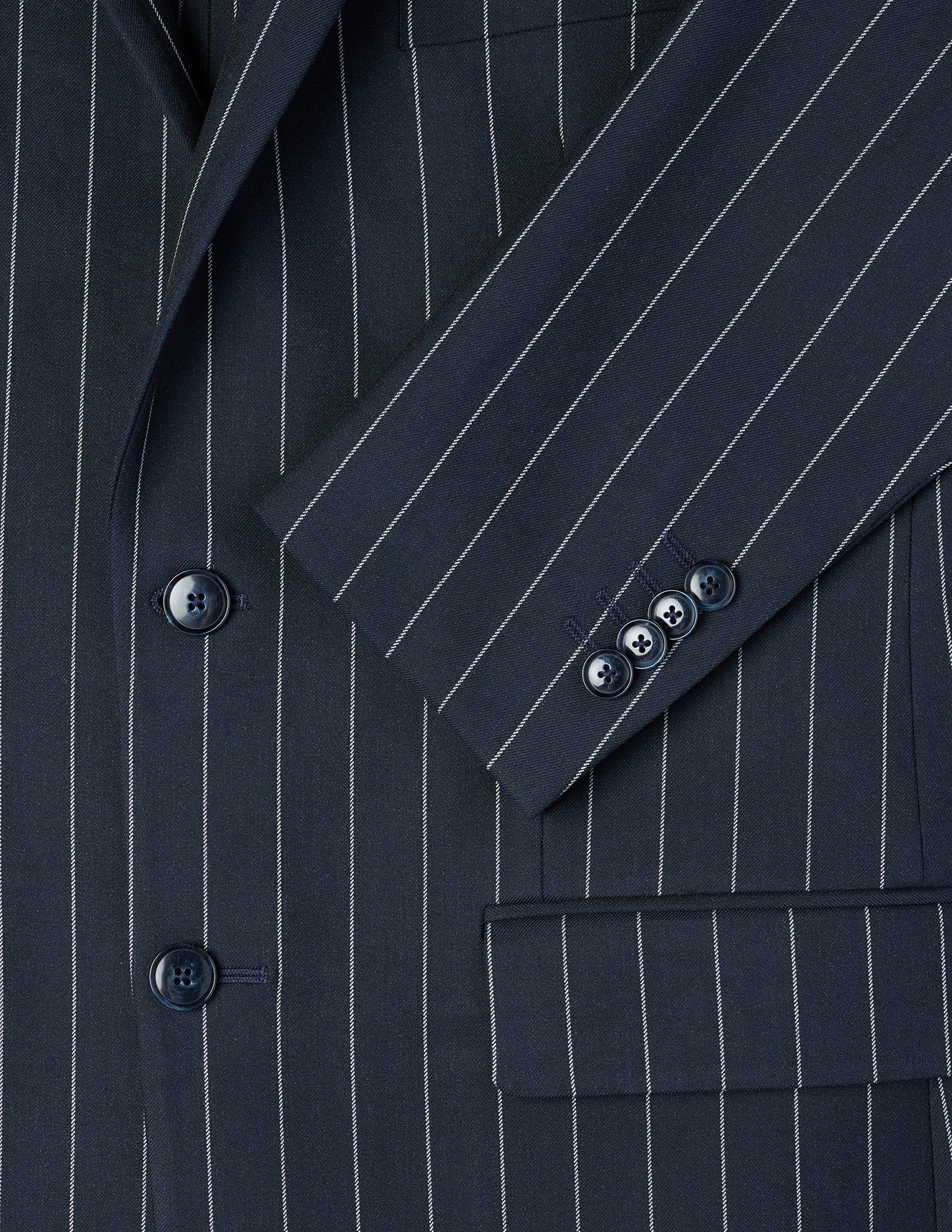 Essential Blazer Navy Stripes Regular