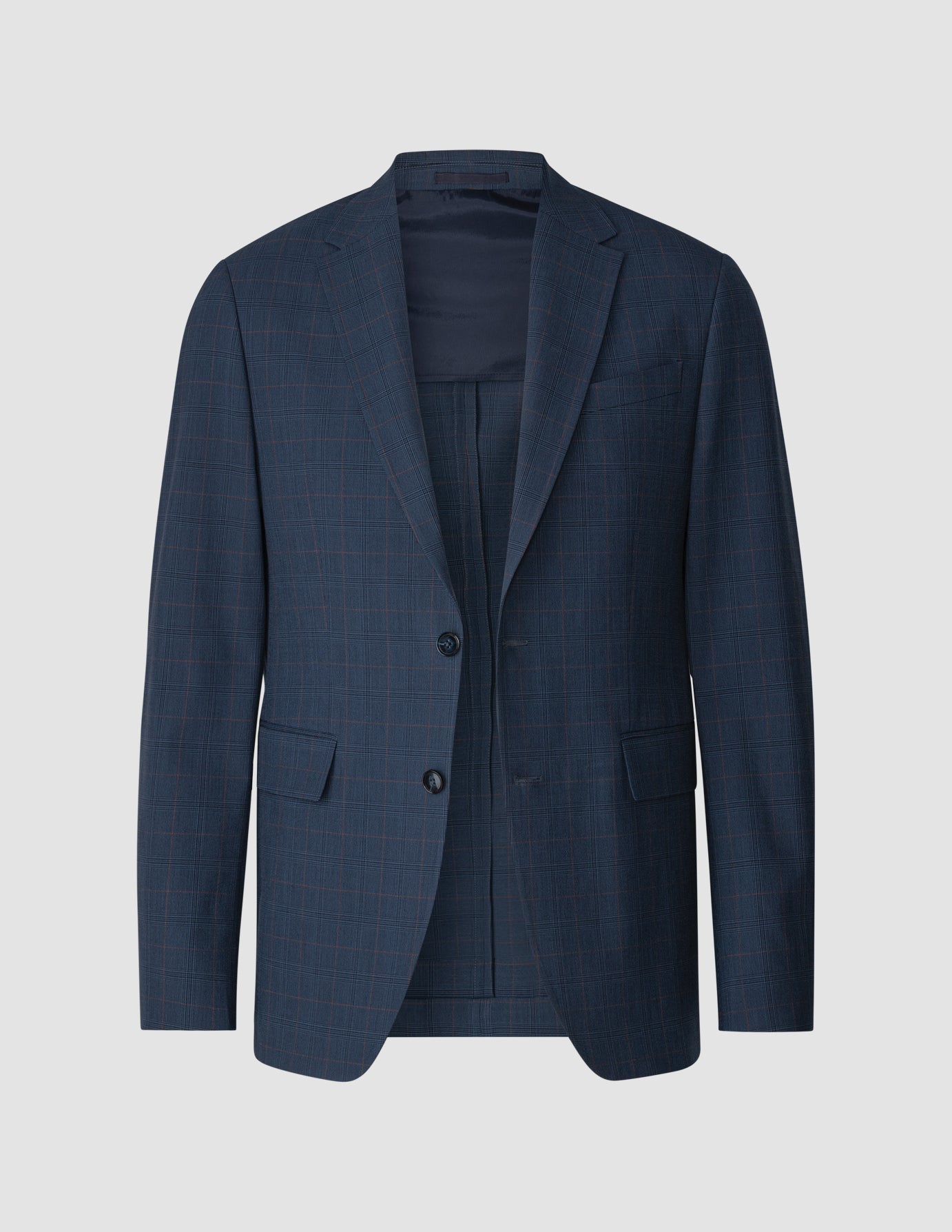 Essential Blazer Regular Royal Blue Check