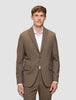 Essential Blazer Regular Saddle Brown Melange