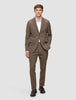 Essential Blazer Regular Saddle Brown Melange