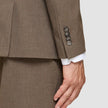 Essential Blazer Regular Saddle Brown Melange