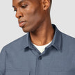 Essential Overshirt Storm Blue Melange