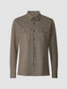 Overshirt Dark Beige Melange