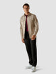 Overshirt Plaid Khaki