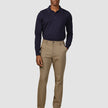 Essential Pants Regular Vintage Brown Melange