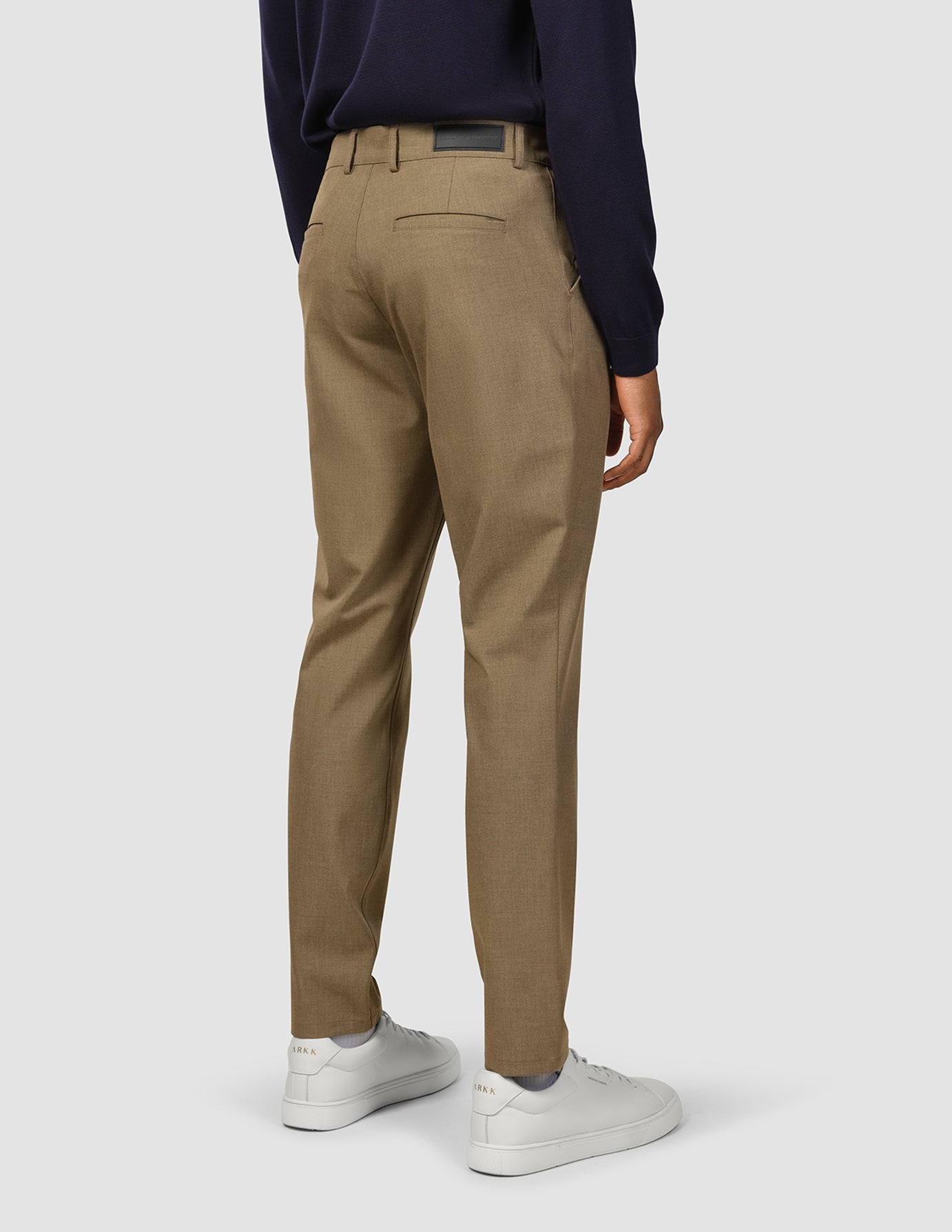 Essential Pants Regular Vintage Brown Melange