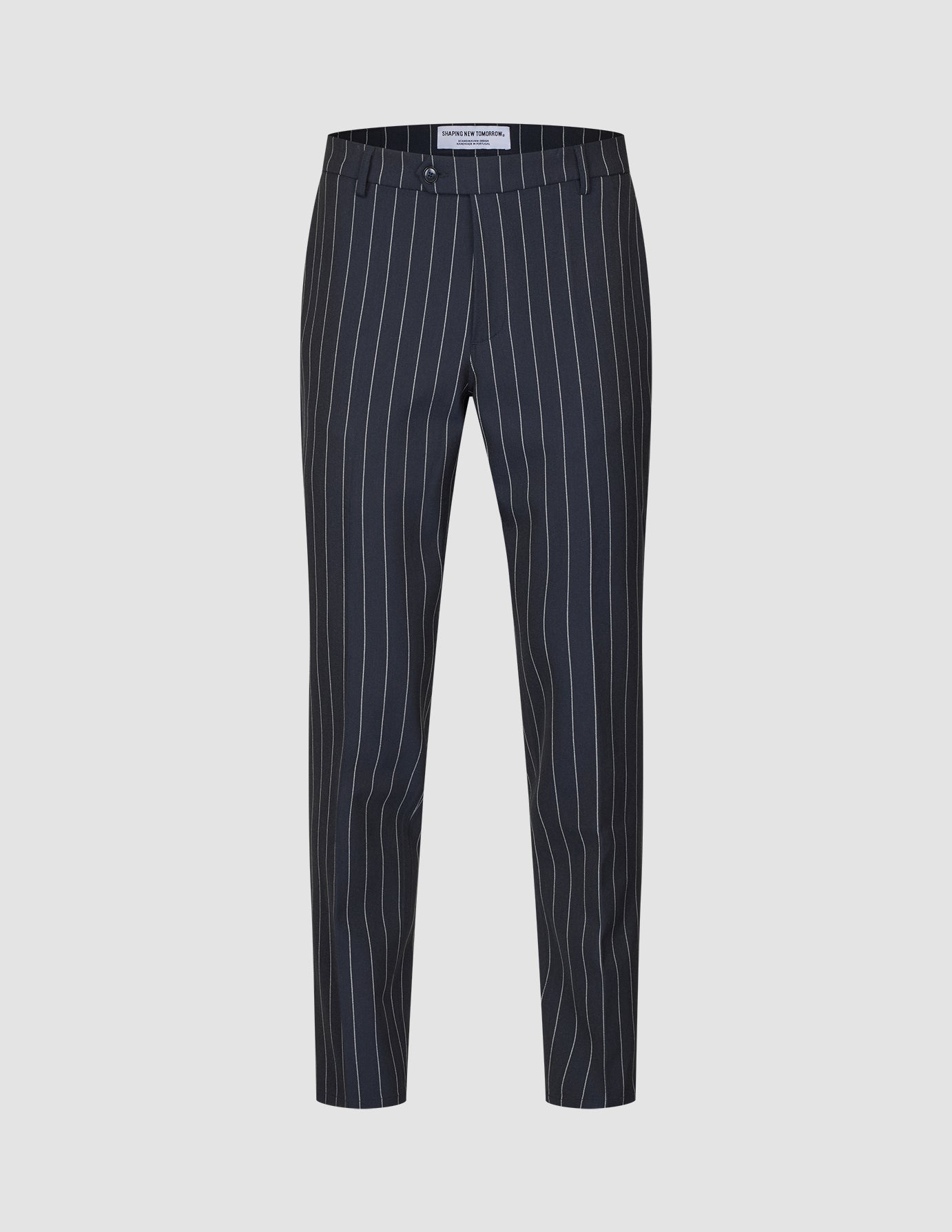 Essential Suit Pants Regular Navy Stripes