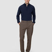 Essential Pants Regular Saddle Brown Melange