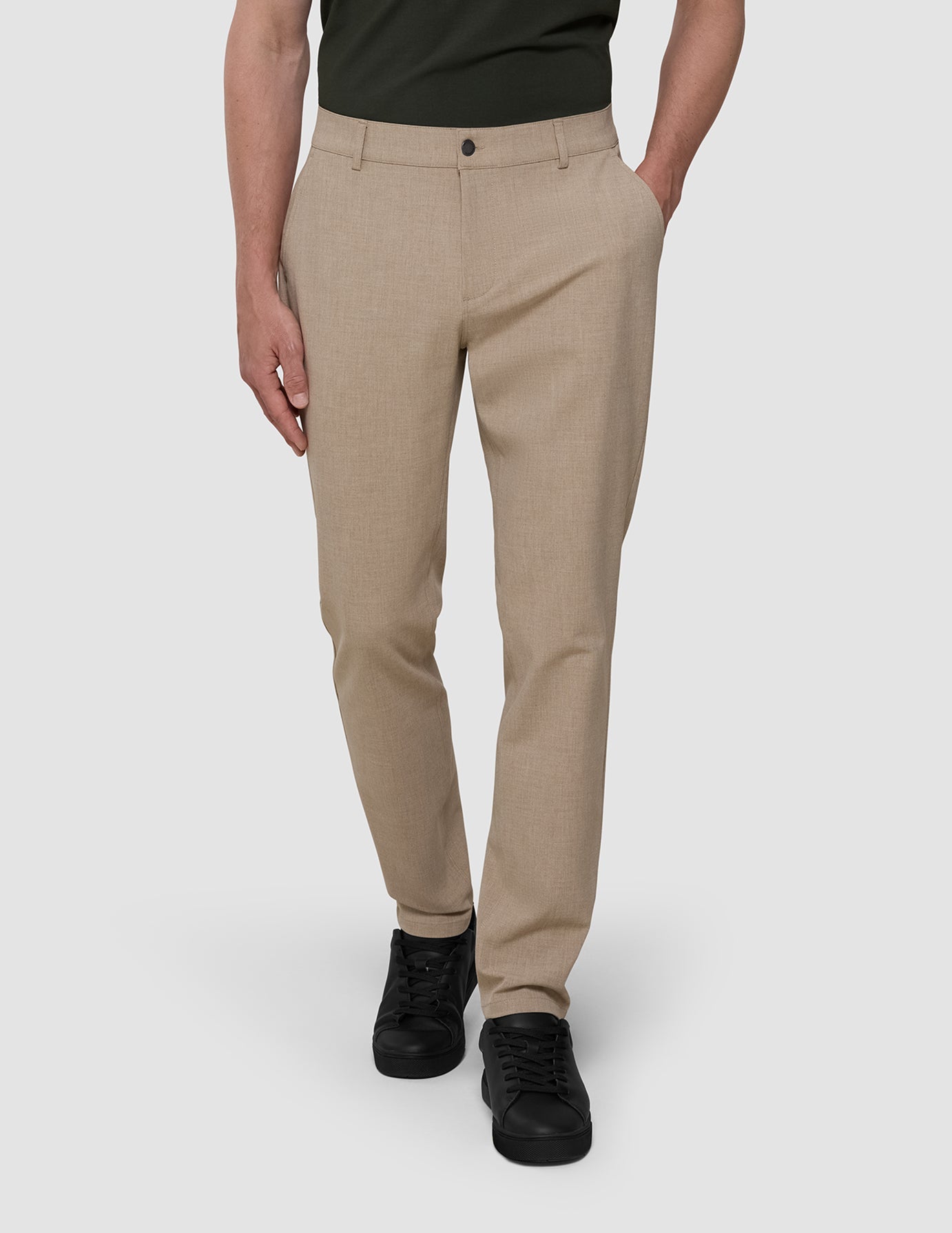 Essential Pants Slim Sand Grain