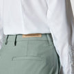 Essential Pants Straight Calm Green Melange