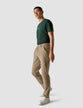 Essential Pants Regular Plaid Khaki