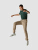 Essential Pants Regular Plaid Khaki