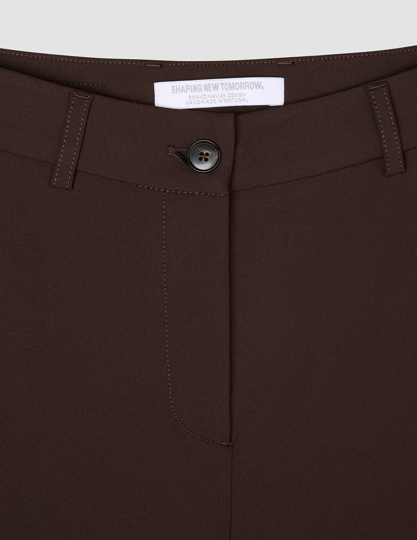 Women's Essential Pants Straight Espresso