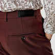 Essential Suit Pants Regular Mahogany