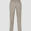 Essential Suit Pants Relaxed Fit Beige Melange