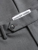 Essential Suit Pants Relaxed Fit Dark Grey Melange