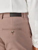 Essential Suit Pants Slim Dusty Lilac Melange