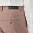 Essential Suit Pants Slim Dusty Lilac Melange