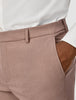 Essential Suit Pants Slim Dusty Lilac Melange