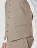 Essential Vest Beige Melange