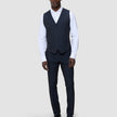Essential Vest Navy Stripes