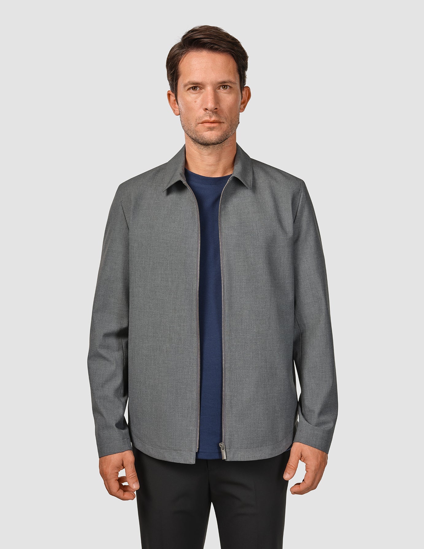 Essential Jacket Dark Grey Melange