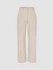 Essential Pants Straight Island Sand Pinstripe