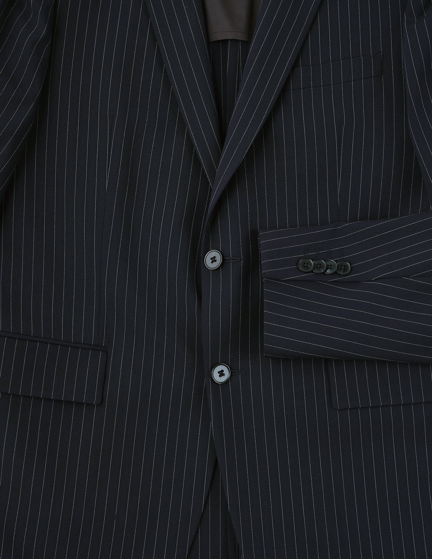 Essential Blazer Slim Navy Pinstripe