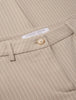 Essential Pants Straight Island Sand Pinstripe