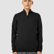 Everyday Knit Half-Zip Black