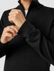 Everyday Knit Half-Zip Black