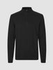 Everyday Knit Half-Zip Black