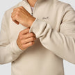 Everyday Half Zip Wooden Beige