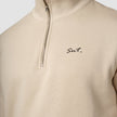 Everyday Half Zip Wooden Beige