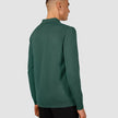 Everyday Knit Long Sleeve Polo Shadow Green