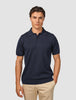 Everyday Knit Short Sleeve Polo Navy