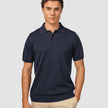 Everyday Knit Short Sleeve Polo Navy