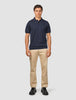 Everyday Knit Short Sleeve Polo Navy