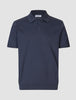 Everyday Knit Short Sleeve Polo Navy