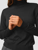 Fine Knit Turtleneck Black