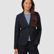 Essential Fitted Blazer Midnight Blue