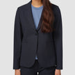 Essential Fitted Blazer Midnight Blue