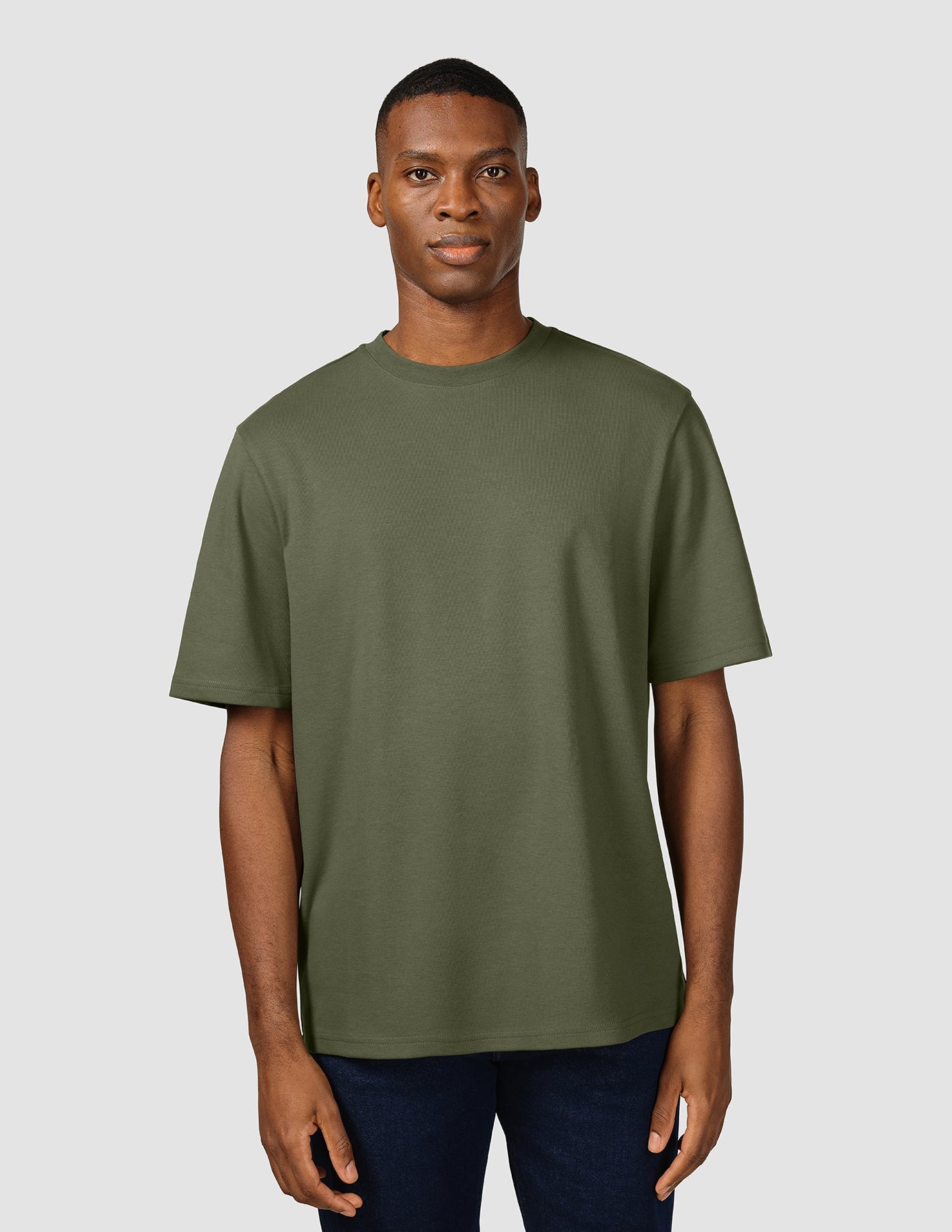 Heavy Box Fit T-shirt Clover Green