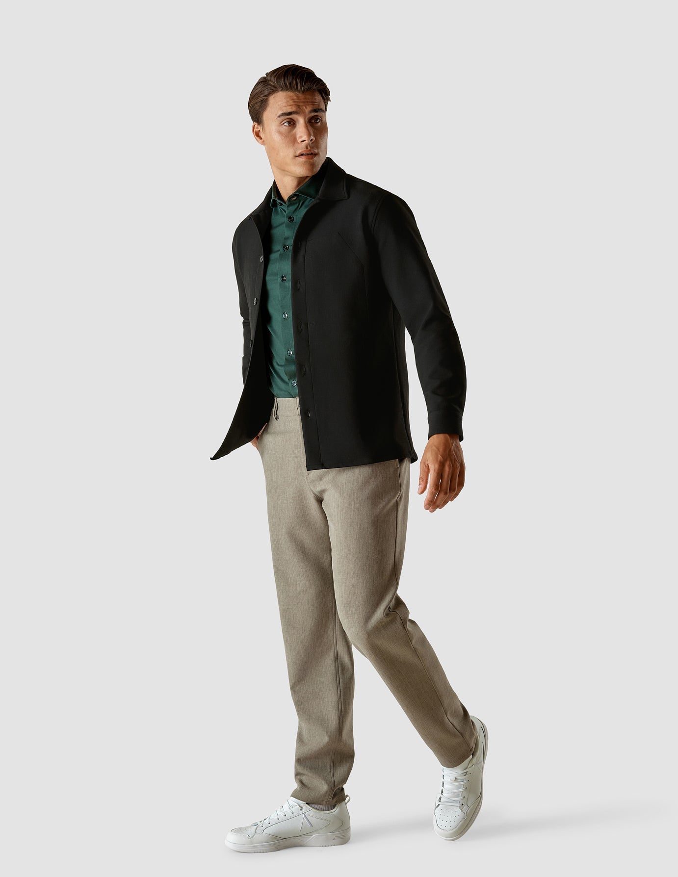 Heavy Edition Minimalist Overshirt Black