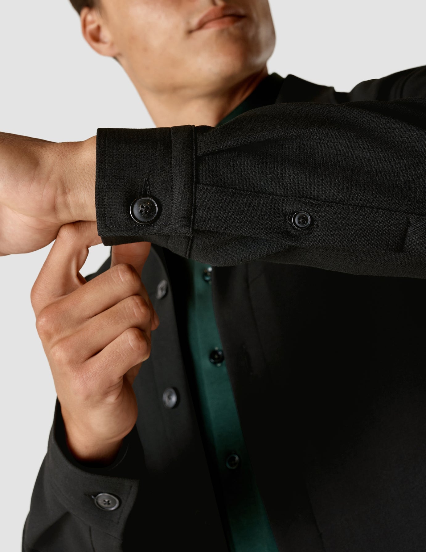 Heavy Edition Minimalist Overshirt Black