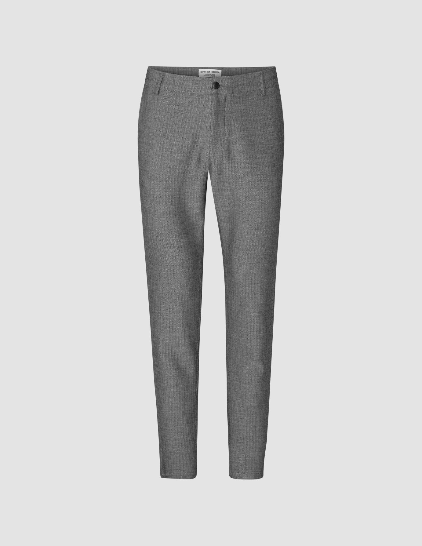 Heavy Edition Pants Regular Grey Herringbone 2.0