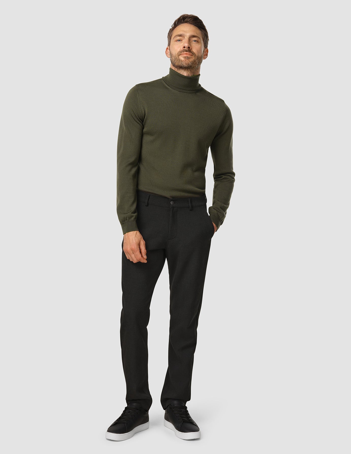 Heavy Edition Pants Regular Black Melange 2.0