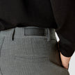 Heavy Edition Pants Regular Grey Herringbone